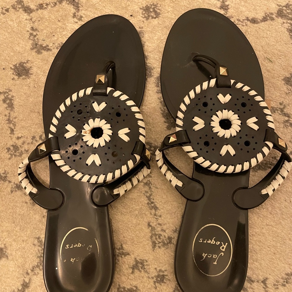 Jack Rogers jelly sandals